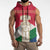 Italy Abruzzo Sleeveless Hoodie Emblem With Flag Style - Wonder Print Shop