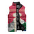 Italy Abruzzo Sleeveless Puffer Jacket Emblem With Flag Style - Wonder Print Shop