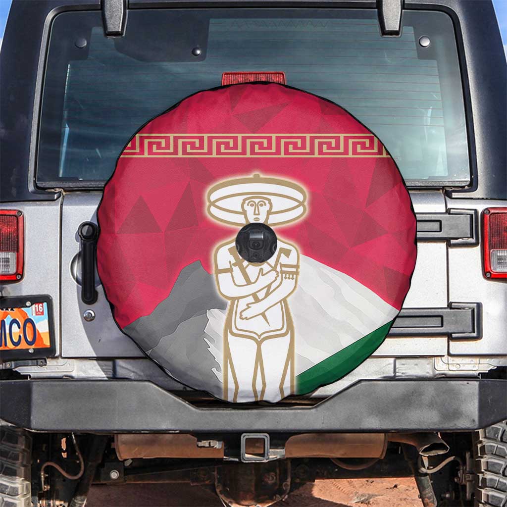 Italy Abruzzo Spare Tire Cover Emblem With Flag Style - Wonder Print Shop