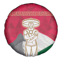 Italy Abruzzo Spare Tire Cover Emblem With Flag Style - Wonder Print Shop