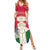 Italy Abruzzo Summer Maxi Dress Emblem With Flag Style LT19