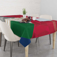 Italy Abruzzo Tablecloth Emblem With Flag Style - Wonder Print Shop