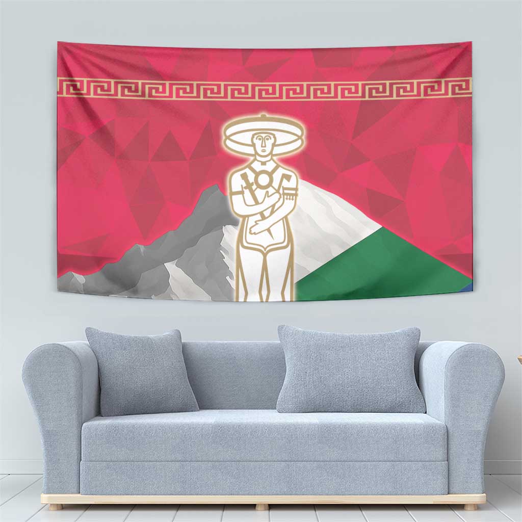 Italy Abruzzo Tapestry Emblem With Flag Style - Wonder Print Shop