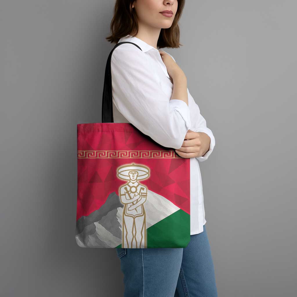 Italy Abruzzo Tote Bag Emblem With Flag Style - Wonder Print Shop