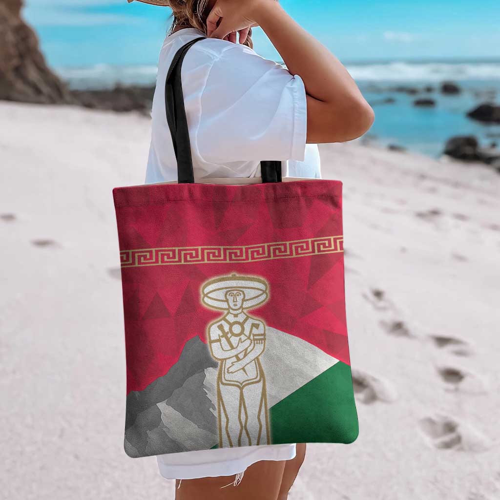 Italy Abruzzo Tote Bag Emblem With Flag Style - Wonder Print Shop