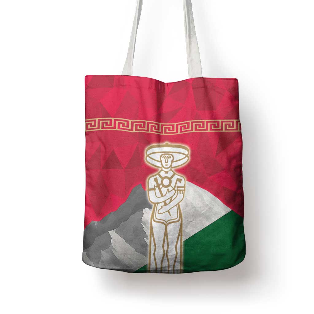 Italy Abruzzo Tote Bag Emblem With Flag Style - Wonder Print Shop