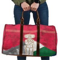 Italy Abruzzo Travel Bag Emblem With Flag Style - Wonder Print Shop