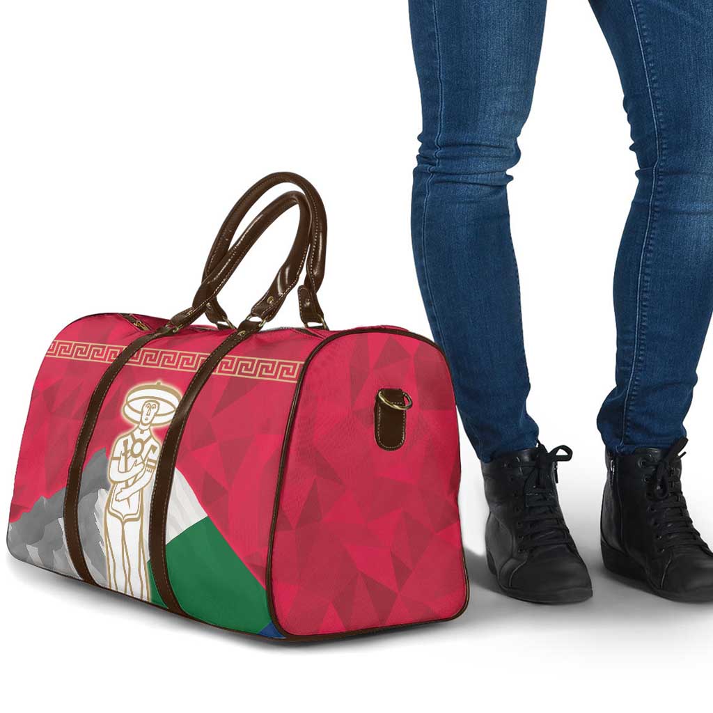 Italy Abruzzo Travel Bag Emblem With Flag Style - Wonder Print Shop
