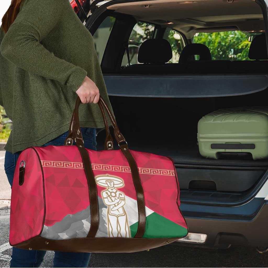 Italy Abruzzo Travel Bag Emblem With Flag Style - Wonder Print Shop