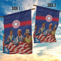Liberia Flag Day Garden Flag Lone Star Heritage Pride