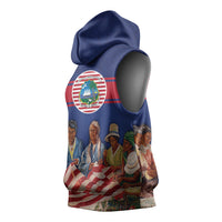 Liberia Flag Day Sleeveless Hoodie Lone Star Heritage Pride