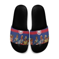 Liberia Flag Day Slide Sandals Lone Star Heritage Pride