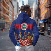 Liberia Flag Day Zip Hoodie Lone Star Heritage Pride