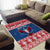 Personalized Serbia Christmas Eagle Area Rug Srecan Bozic Tee - Wonder Print Shop