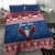 Personalized Serbia Christmas Eagle Bedding Set Srecan Bozic Tee - Wonder Print Shop
