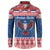 Personalized Serbia Christmas Eagle Button Sweatshirt Srecan Bozic Tee - Wonder Print Shop