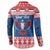 Personalized Serbia Christmas Eagle Button Sweatshirt Srecan Bozic Tee - Wonder Print Shop