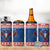 Personalized Serbia Christmas Eagle 4 in 1 Can Cooler Tumbler Srecan Bozic Tee - Wonder Print Shop