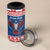 Personalized Serbia Christmas Eagle 4 in 1 Can Cooler Tumbler Srecan Bozic Tee - Wonder Print Shop