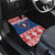 Personalized Serbia Christmas Eagle Car Mats Srecan Bozic Tee - Wonder Print Shop