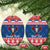 Personalized Serbia Christmas Eagle Ceramic Ornament Srecan Bozic Tee - Wonder Print Shop