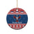 Personalized Serbia Christmas Eagle Ceramic Ornament Srecan Bozic Tee - Wonder Print Shop