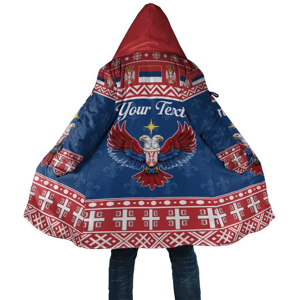 Personalized Serbia Christmas Eagle Cloak Srecan Bozic Tee - Wonder Print Shop