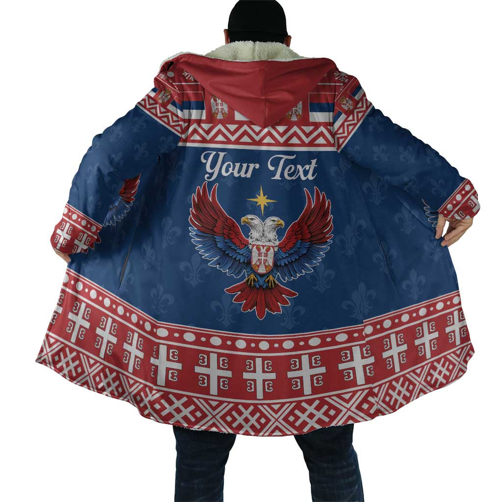 Personalized Serbia Christmas Eagle Cloak Srecan Bozic Tee - Wonder Print Shop
