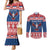 Personalized Serbia Christmas Eagle Couples Matching Mermaid Dress and Long Sleeve Button Shirt Srecan Bozic Tee - Wonder Print Shop