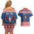 Personalized Serbia Christmas Eagle Couples Matching Off Shoulder Short Dress and Hawaiian Shirt Srecan Bozic Tee - Wonder Print Shop