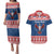 Personalized Serbia Christmas Eagle Couples Matching Puletasi and Hawaiian Shirt Srecan Bozic Tee - Wonder Print Shop