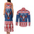 Personalized Serbia Christmas Eagle Couples Matching Tank Maxi Dress and Long Sleeve Button Shirt Srecan Bozic Tee - Wonder Print Shop