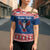 Personalized Serbia Christmas Eagle Cross Shoulder Shirt Srecan Bozic Tee - Wonder Print Shop