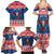 Personalized Serbia Christmas Eagle Family Matching Summer Maxi Dress and Hawaiian Shirt Srecan Bozic Tee - Wonder Print Shop