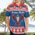 Personalized Serbia Christmas Eagle Hawaiian Shirt Srecan Bozic Tee - Wonder Print Shop