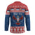 Personalized Serbia Christmas Eagle Hockey Jersey Srecan Bozic Tee - Wonder Print Shop