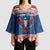 Personalized Serbia Christmas Eagle Kimono Sleeve Blouse Srecan Bozic Tee - Wonder Print Shop