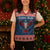 Personalized Serbia Christmas Eagle Christmas Knitted V-Neck Vest Srecan Bozic Tee - Wonder Print Shop