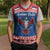 Personalized Serbia Christmas Eagle Christmas Knitted V-Neck Vest Srecan Bozic Tee - Wonder Print Shop