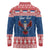 Personalized Serbia Christmas Eagle Long Sleeve Polo Shirt Srecan Bozic Tee - Wonder Print Shop
