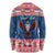 Personalized Serbia Christmas Eagle Long Sleeve Shirt Srecan Bozic Tee - Wonder Print Shop