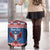 Personalized Serbia Christmas Eagle Luggage Cover Srecan Bozic Tee - Wonder Print Shop