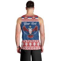 Personalized Serbia Christmas Eagle Men Tank Top Srecan Bozic Tee - Wonder Print Shop