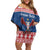Personalized Serbia Christmas Eagle Off Shoulder Short Dress Srecan Bozic Tee - Wonder Print Shop