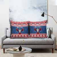 Personalized Serbia Christmas Eagle Pillow Cover Srecan Bozic Tee - Wonder Print Shop