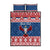 Personalized Serbia Christmas Eagle Quilt Bed Set Srecan Bozic Tee - Wonder Print Shop
