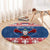 Personalized Serbia Christmas Eagle Round Carpet Srecan Bozic Tee - Wonder Print Shop