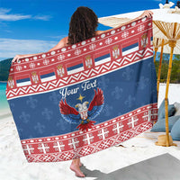 Personalized Serbia Christmas Eagle Sarong Srecan Bozic Tee - Wonder Print Shop