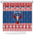 Personalized Serbia Christmas Eagle Shower Curtain Srecan Bozic Tee - Wonder Print Shop