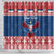 Personalized Serbia Christmas Eagle Shower Curtain Srecan Bozic Tee - Wonder Print Shop